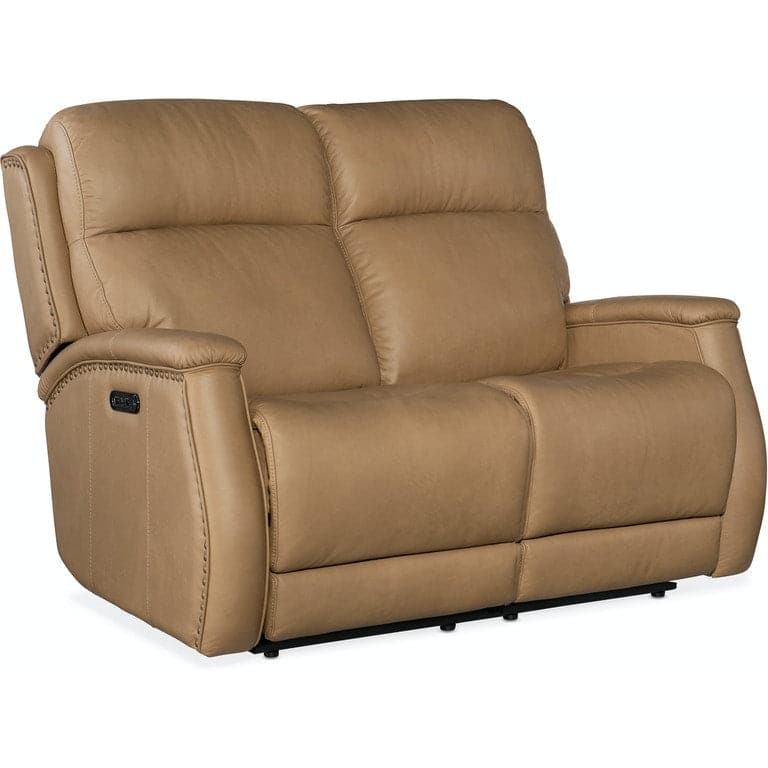 Rhea Zero Gravity Power Loveseat with Power Headrest-Hooker-HOOKER-SS703-PHZ2-080-SofasBrown-1-France and Son