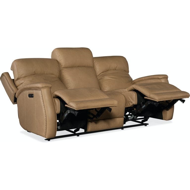 Rhea Zero Gravity Power Recline Sofa with Power Headrest-Hooker-HOOKER-SS703-PHZ3-080-SofasBrown-5-France and Son