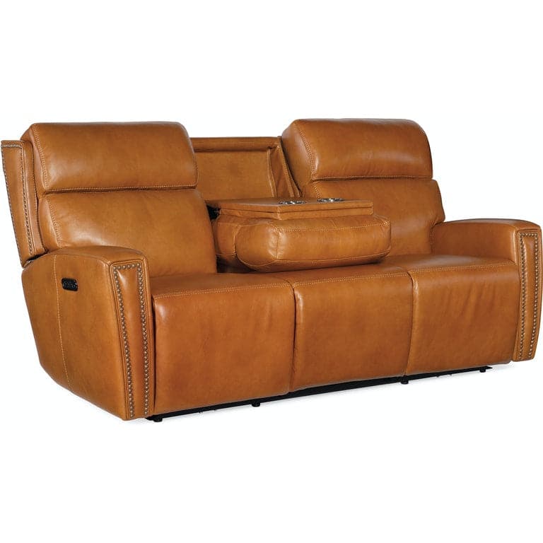 Ruthe ZeroG Power Sofa w/PH & Hidden Console-Hooker-HOOKER-SS704-PHZ3C-019-SofasHoney-3-France and Son