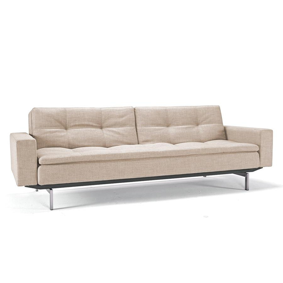 Dublexo deluxe sofa w/arms,STAINLESS LEGS-Innovation Living-INNO-94-741050020527-8-SofasMixed Dance Natural-1-France and Son