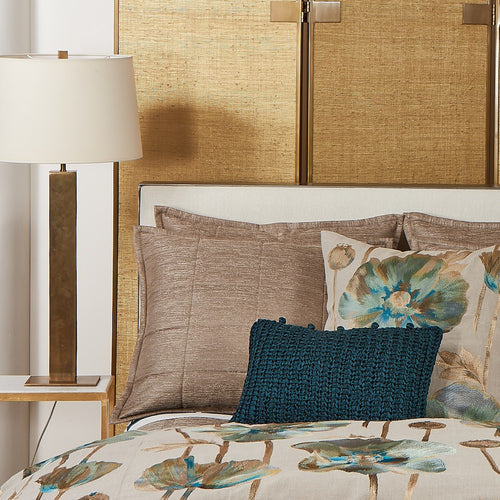 Stria Quilted Pillow-Ann Gish-ANNGISH-PWQT3625-BRZ-Bedding36x25x2.5-Bronze-5-France and Son