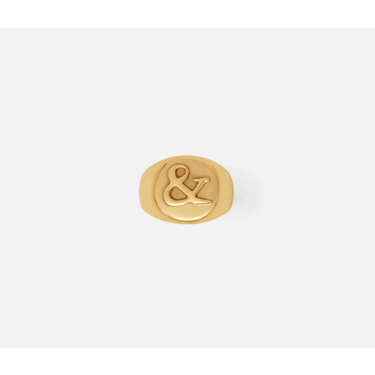 Clark Gold Napkin Ring Ampersand