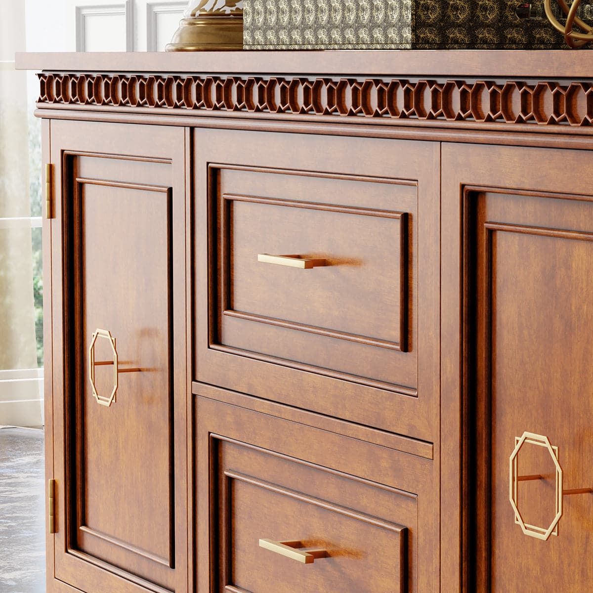 Bailey Buffet-Woodbridge Furniture-WOODB-TF306-10-Sideboards & Credenzas-3-France and Son