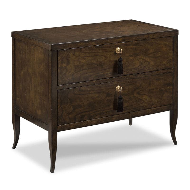 Sarah Bedside Chest-Woodbridge Furniture-WOODB-TF400-10-NightstandsBordeaux Finish-5-France and Son