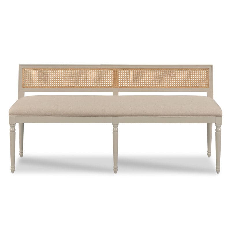 Collette Bench-Woodbridge Furniture-WOODB-TF710-10-BenchesBordeaux Finish-5-France and Son