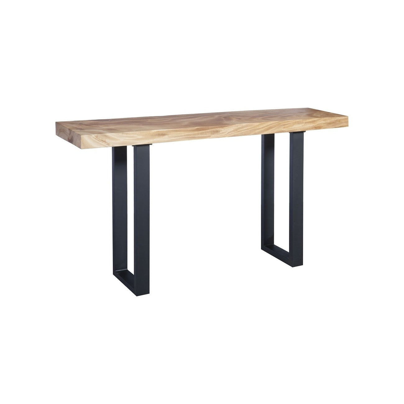 Chamcha Wood Console Table-Phillips Collection-PHIL-TH93211-Console TablesMatte-7-France and Son