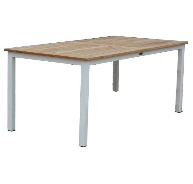 SoHo Rectangle Dining Table-Three Birds Casual Outdoor-Threeb-SH72-W-Outdoor Dining TablesWhite-4-France and Son