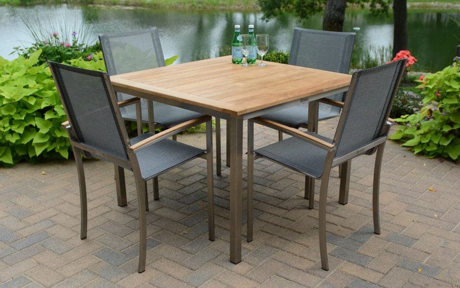 Avanti Square Dining Table 40"-Three Birds Casual Outdoor-Threeb-	AV40-Side Tables-2-France and Son