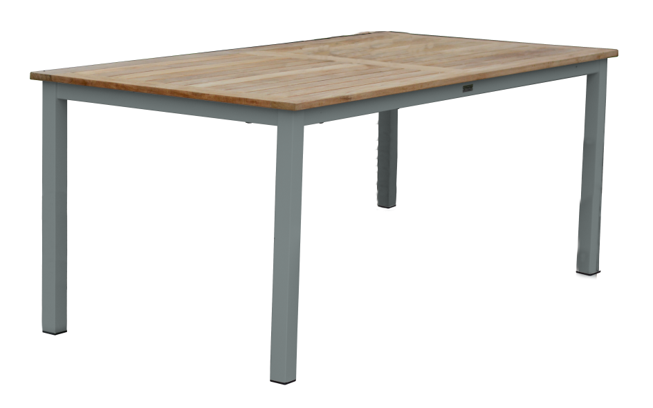 SoHo Rectangle Dining Table-Three Birds Casual Outdoor-Threeb-SH72-S-Outdoor Dining TablesSilver-3-France and Son