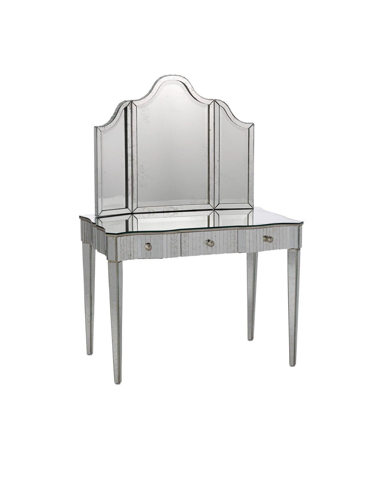 Gilda Silver Vanity Table