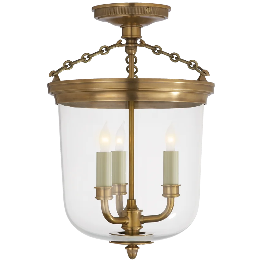 Merry Semi-Flush-Visual Comfort-VISUAL-TOB 4212HAB-Flush MountsHand-Rubbed Antique Brass-3-France and Son