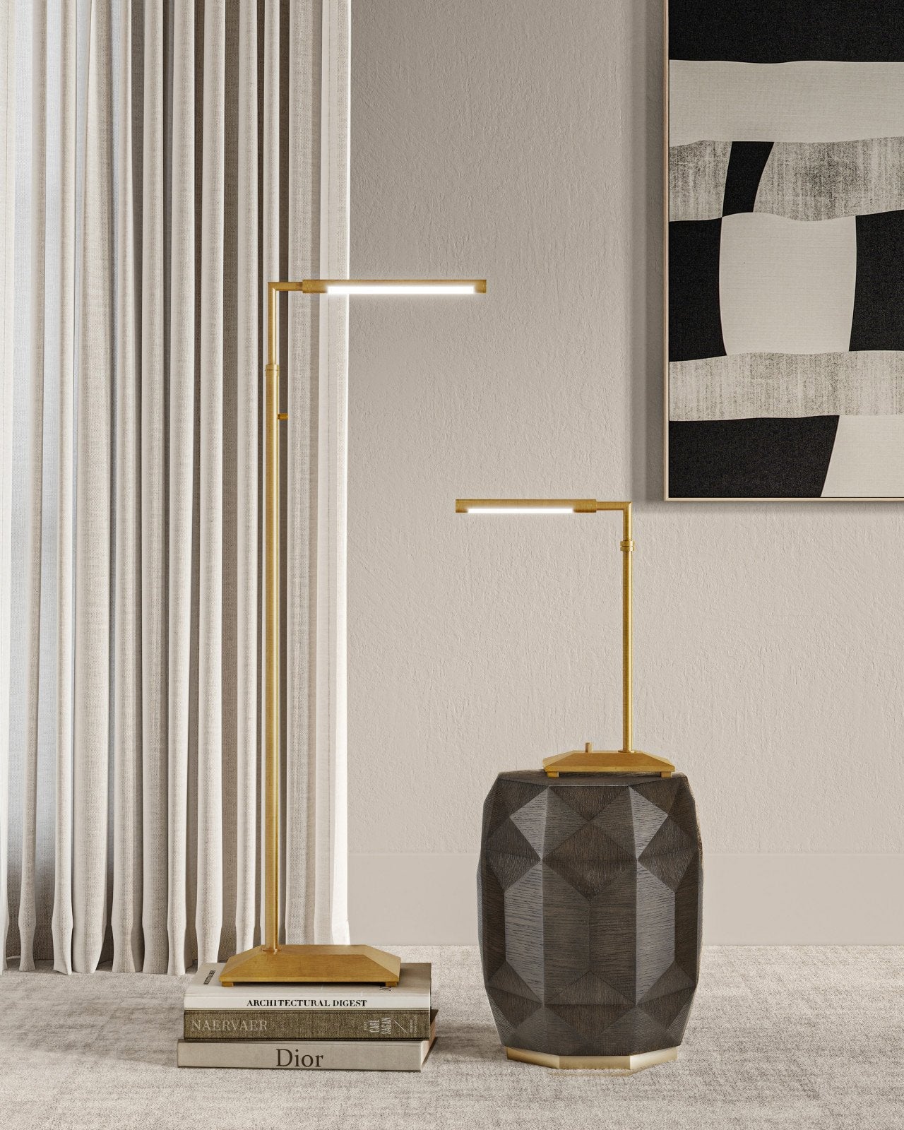 Autrand Brass Desk Lamp