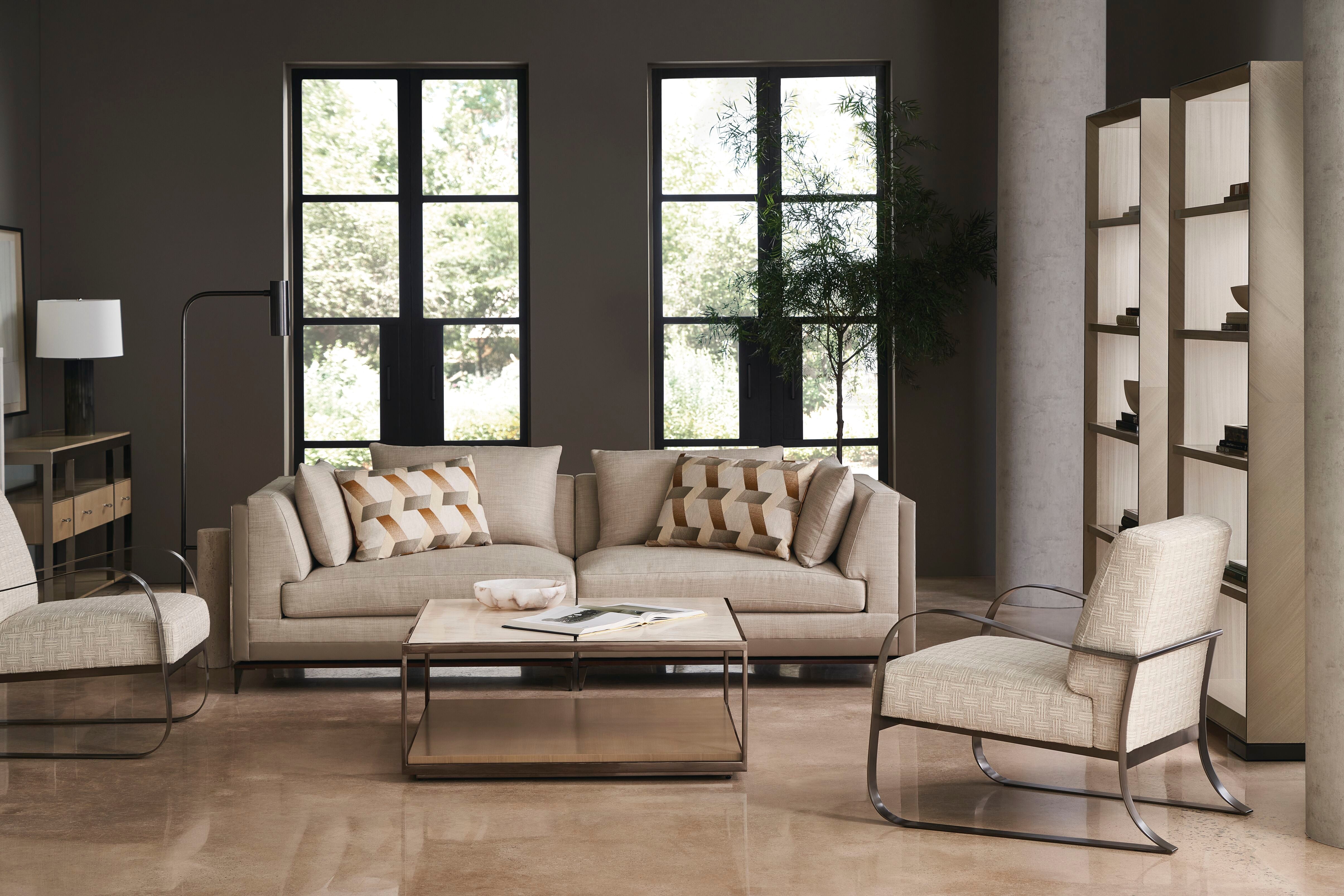 Archipelago Laf Loveseat  - Brown, Bronze