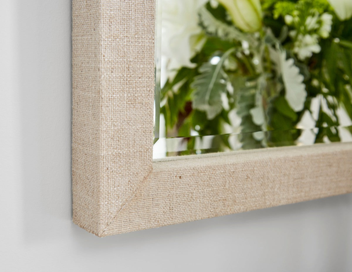 Cotiere Landscape Mirror - Beige