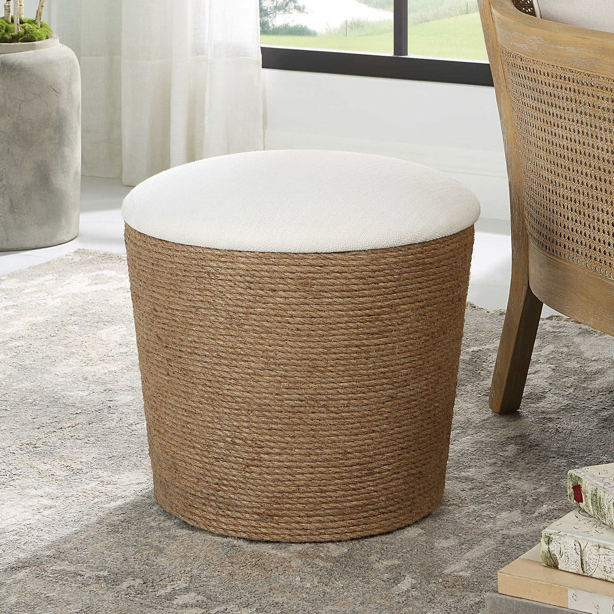 Accent Stool Furniture-Uttermost-UTTM-W23012-Stools & Ottomans-2-France and Son