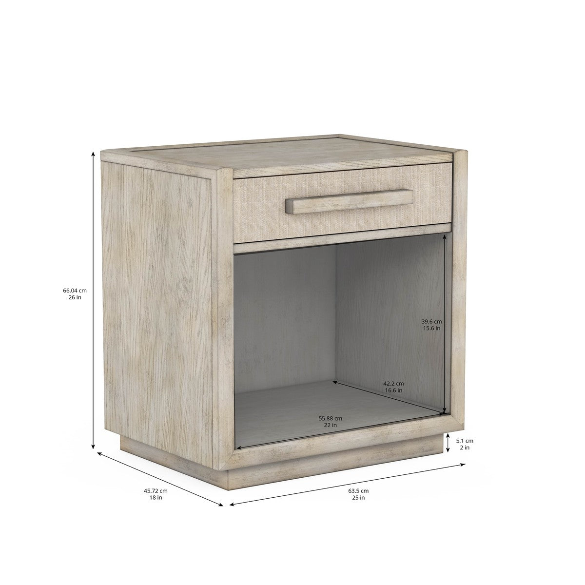 Cotiere Petite Nightstand - Beige