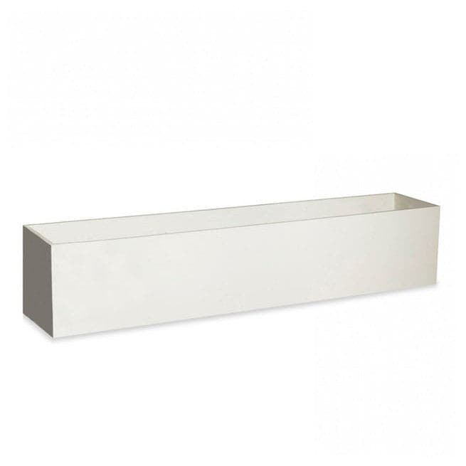 Rectangle 48"L Planter-Gold Leaf Design Group-GOLDL-WD8349-48WH-PlantersWhite Gloss-48"L x 10"W x 20"H-7-France and Son