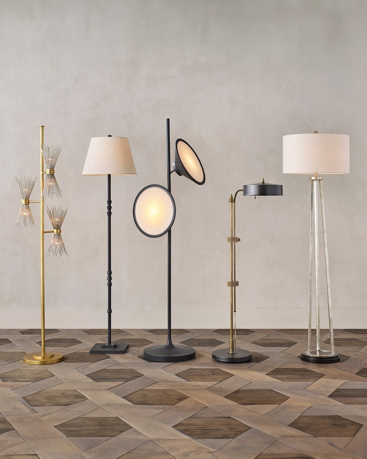 Lohn Black Floor Lamp