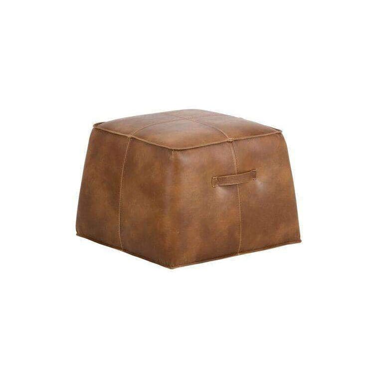 Aspen Ottoman-Sunpan-SUNPAN-102832-Stools & OttomansTan-10-France and Son