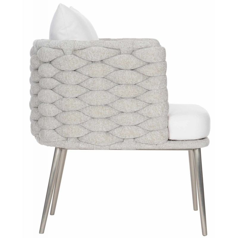 Bernhardt Furniture Exteriors Santa Cruz Arm Chair-Bernhardt-BHDT-X02545X-Lounge ChairsNordic Gray-5-France and Son