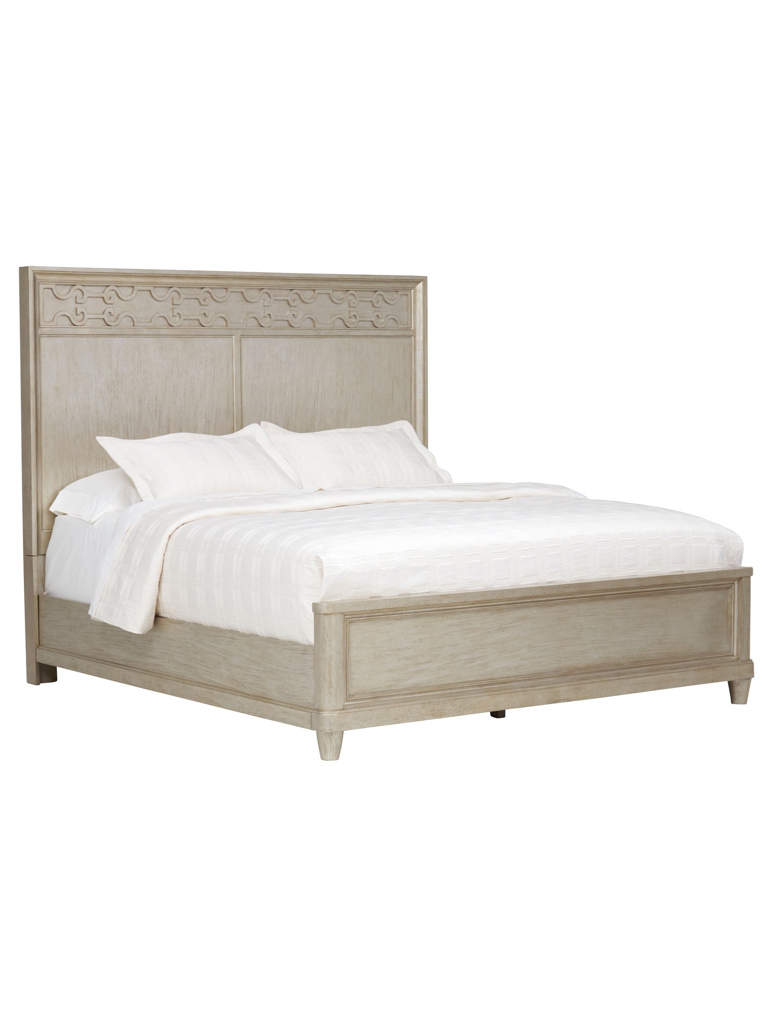 Morrissey King Cashin Panel Bed - Silver