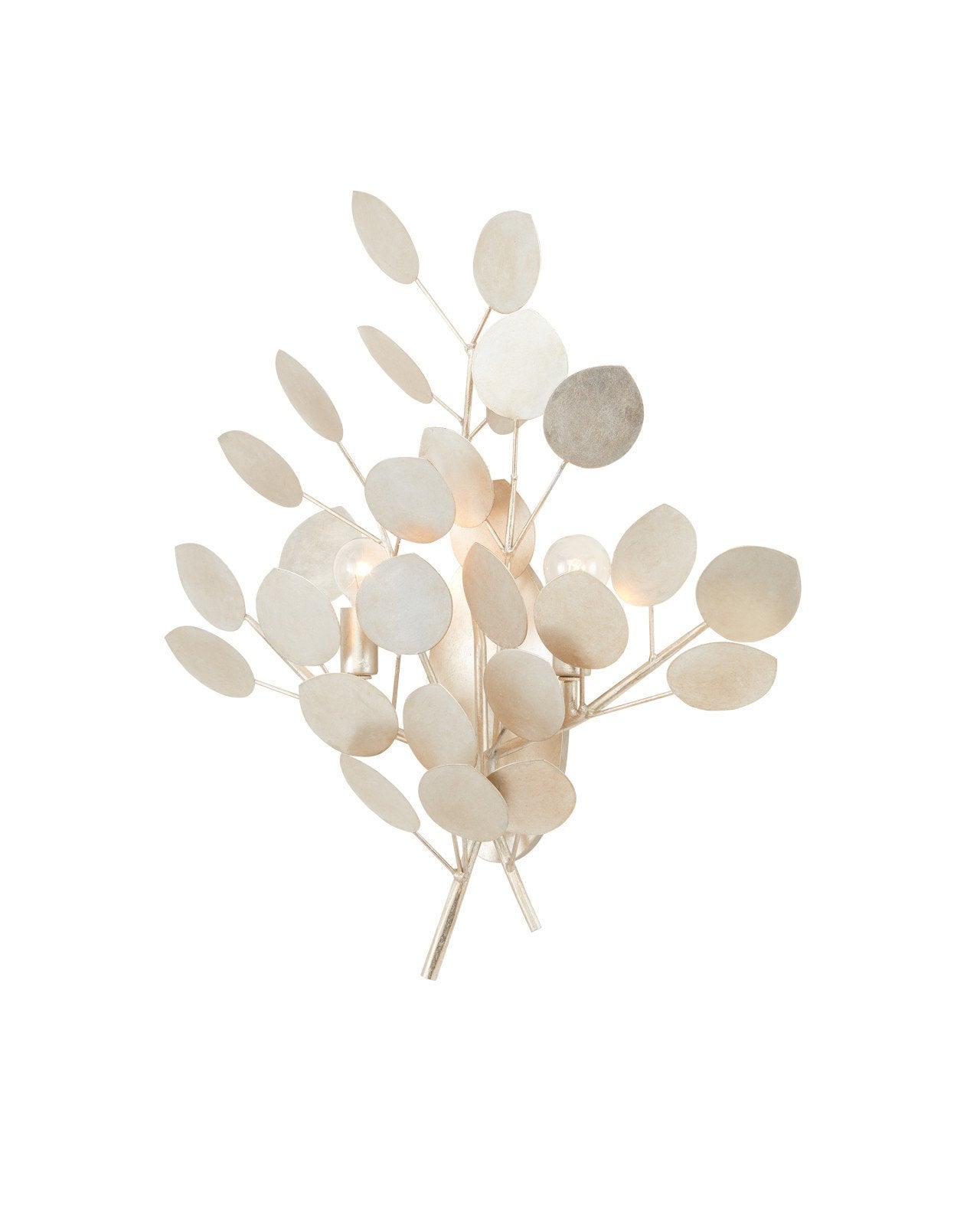 Lunaria Silver Wall Sconce