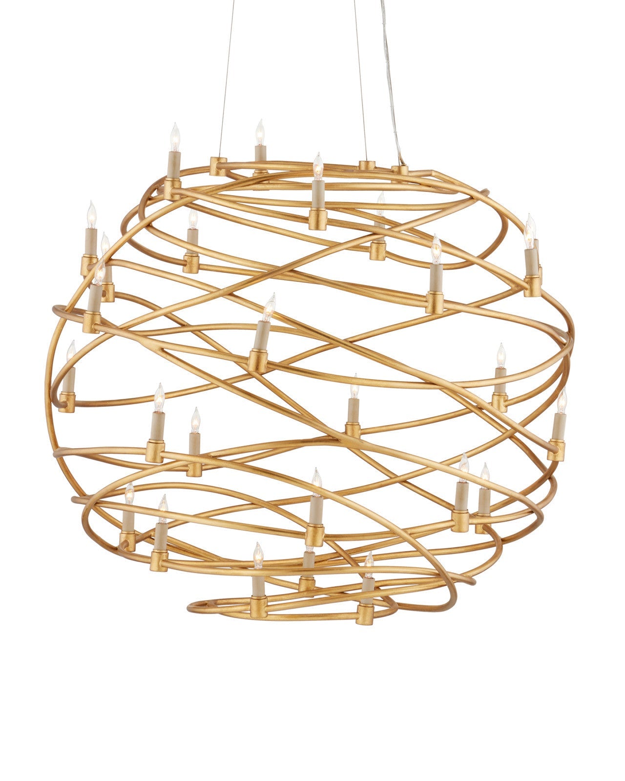 Franchette Gold Orb Chandelier