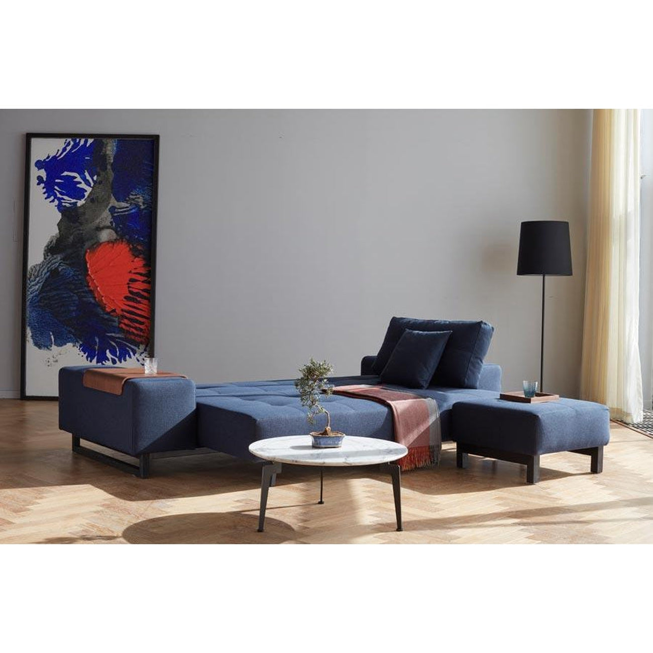 Grand D.E.L sofa BLACK WOOD (QUEEN)-Innovation Living-INNO-94-748190527-3-SofasMixed Dance Natural-2-France and Son