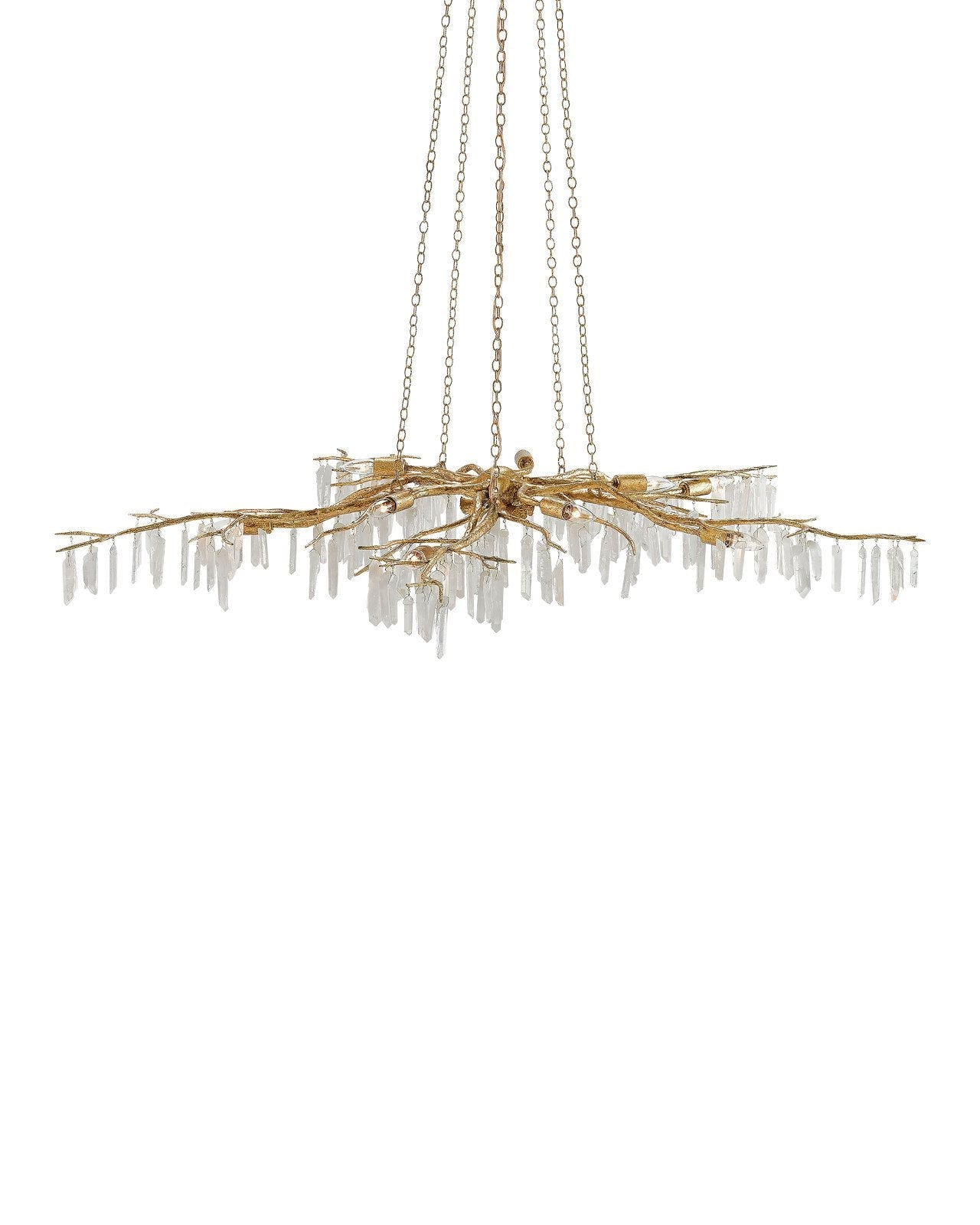 Forest Light Gold Chandelier