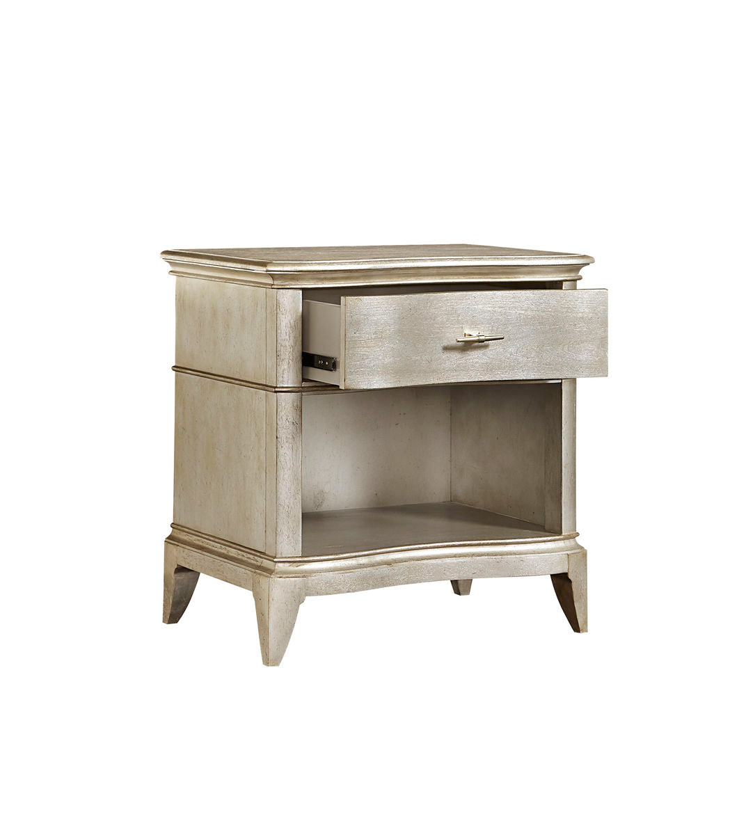 Starlite Open Nightstand - Silver