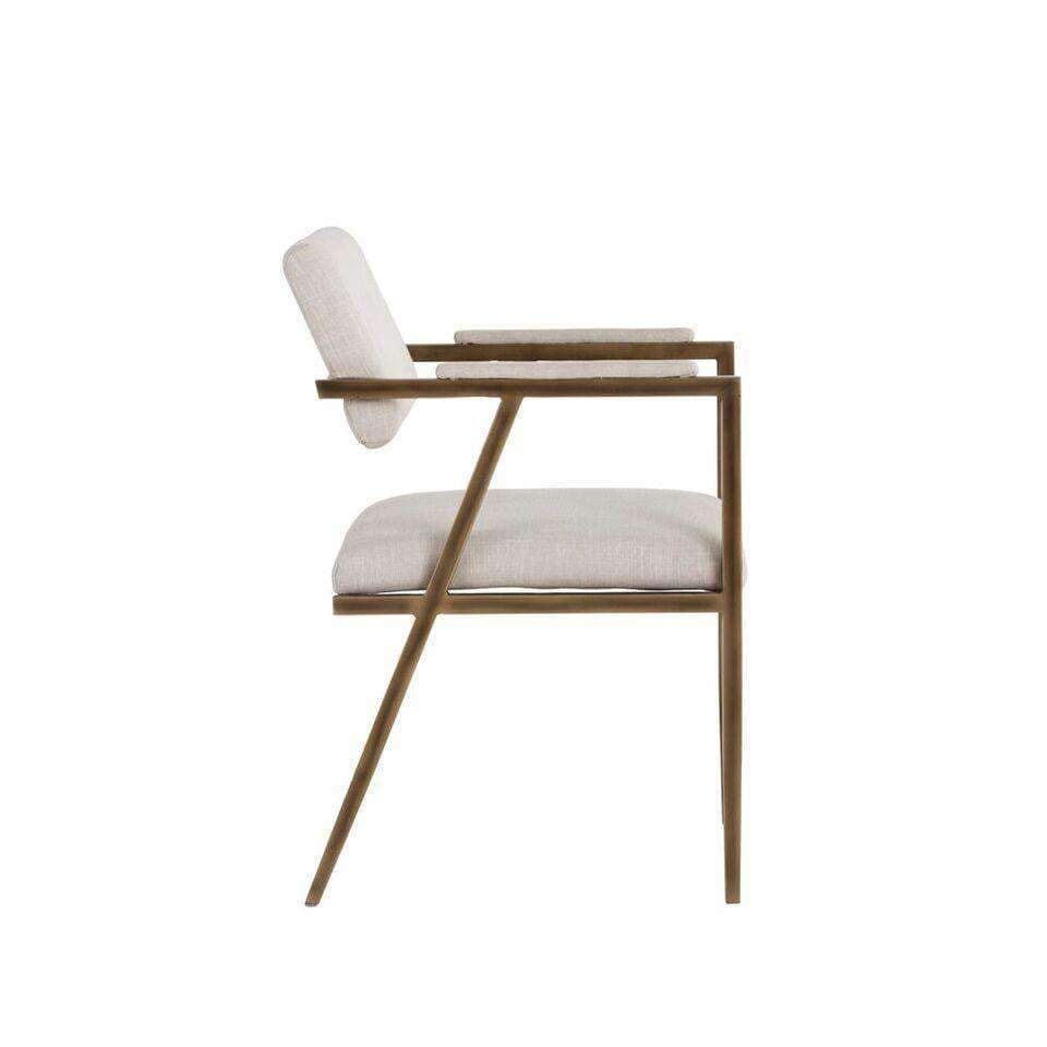 Ventouz Armchair-Sunpan-SUNPAN-102778-Dining ChairsBeige Linen-3-France and Son