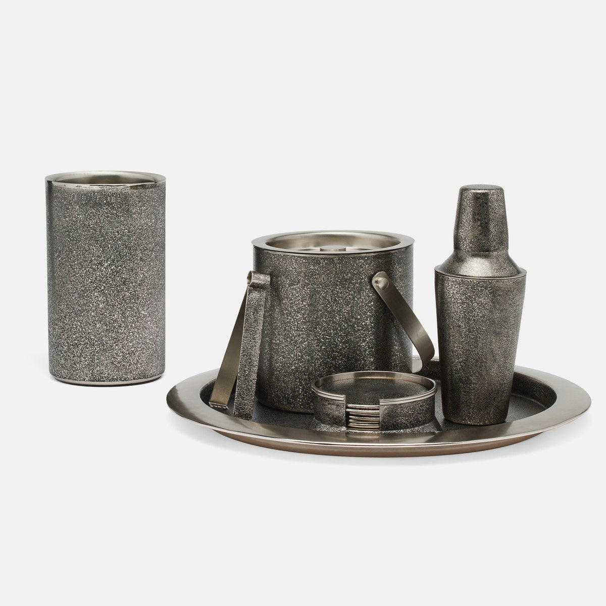 Zaxton Pewter Wine Chiller Acid Etching