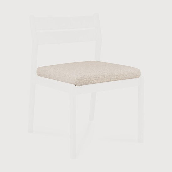 Jack Outdoor Dining Chair Cushion - Natural view