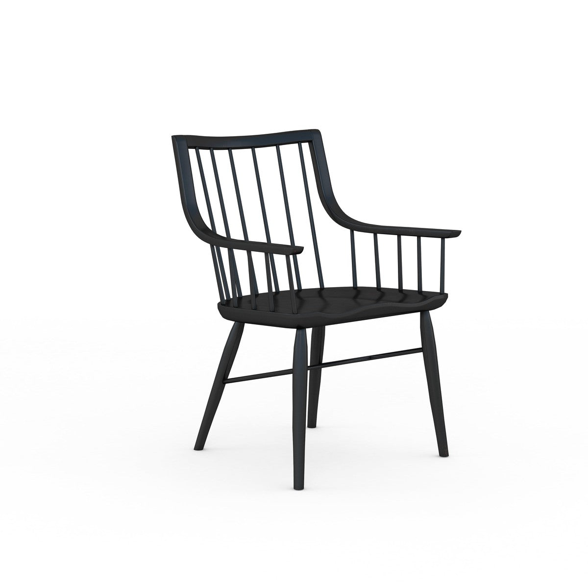 Frame Windsor Arm Chair, Black (Purchase in qty of 2 required, priced individually) - Black