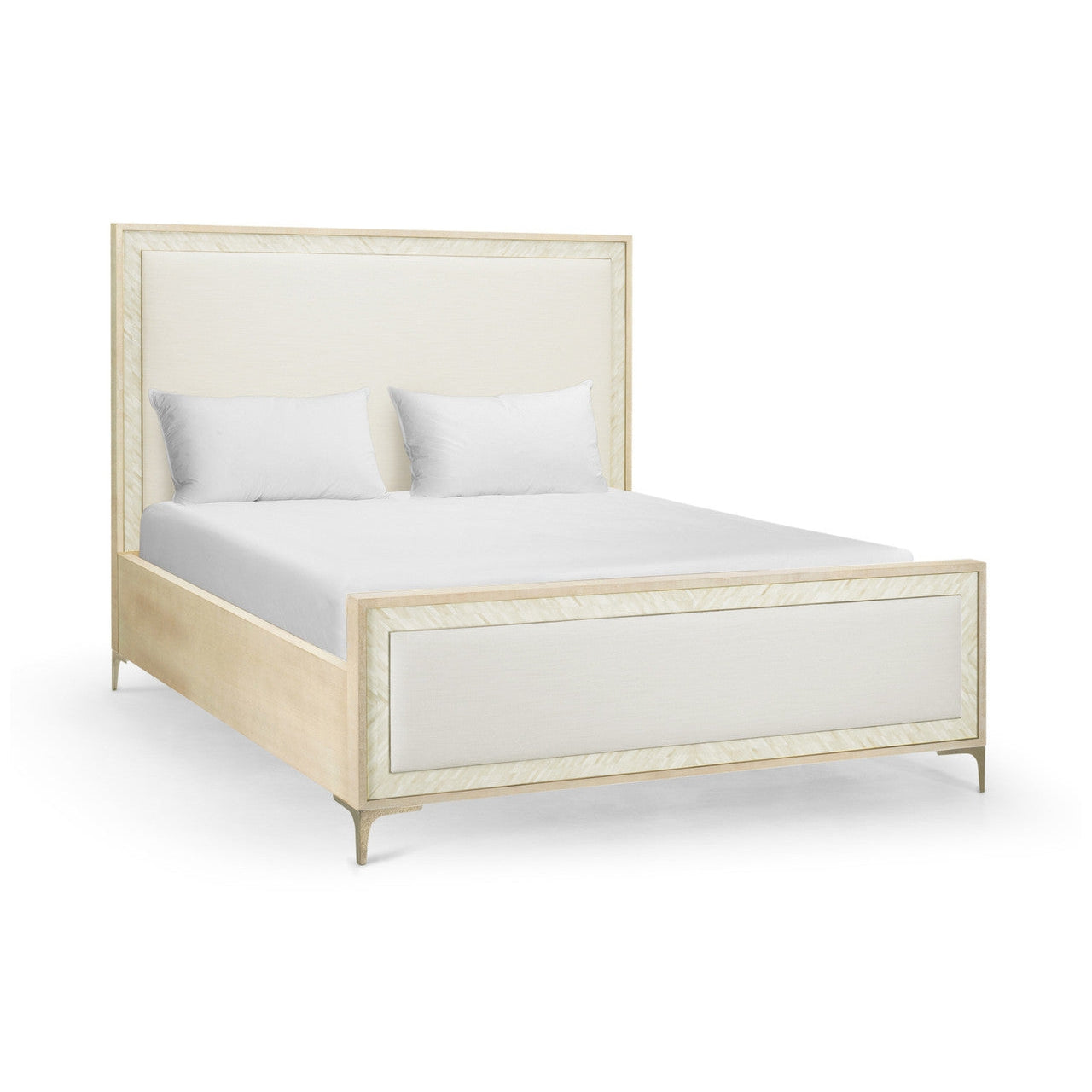 Seiche Bone & Linen Uph. Cali Bed SR-Jonathan Charles-JCHARLES-001-1-200-KOT-SR-Beds-1-France and Son
