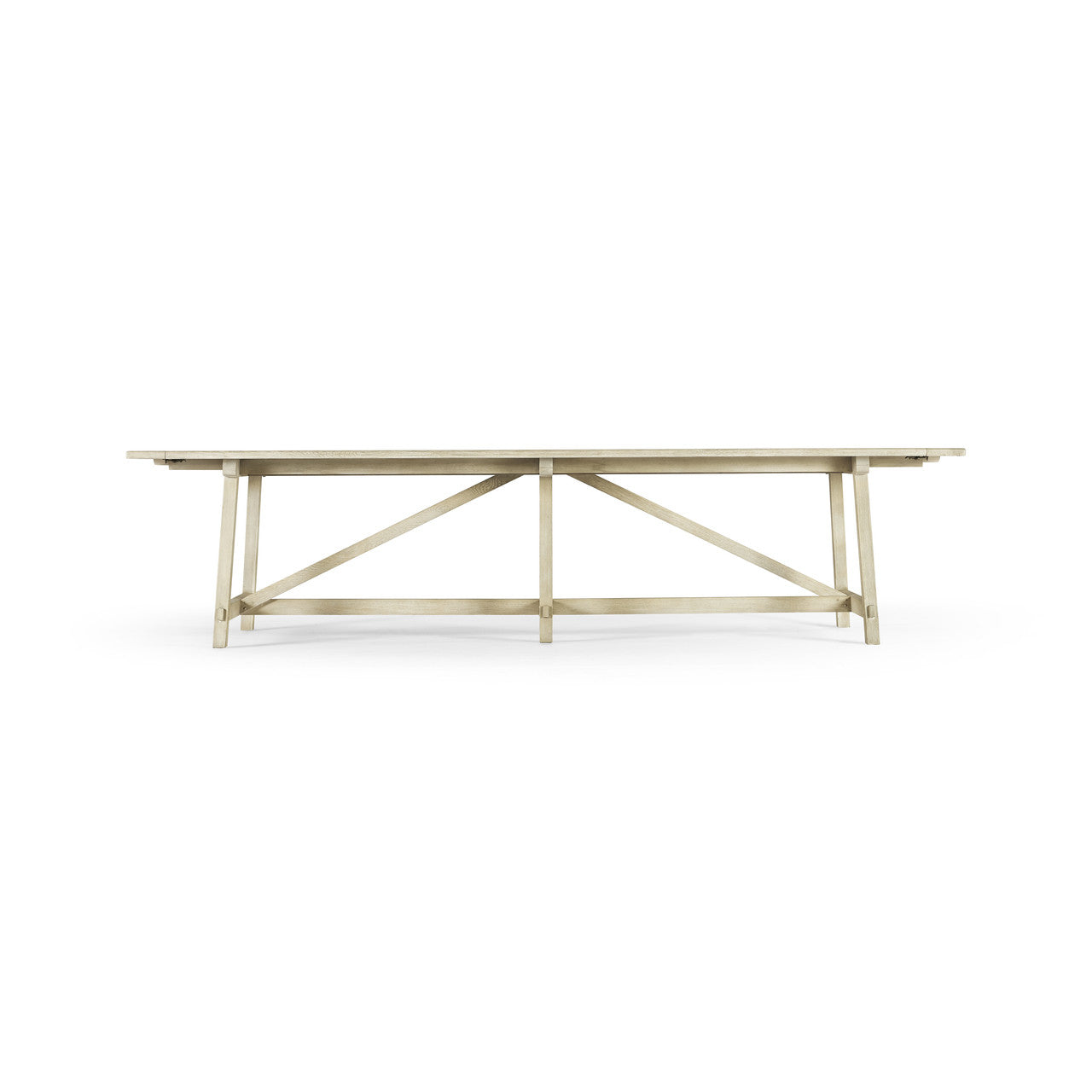 Timeless Sidereal French Laundry Dining Table 125" in Stripped Oak-Jonathan Charles-JCHARLES-003-2-A61-STO-Dining Tables-2-France and Son