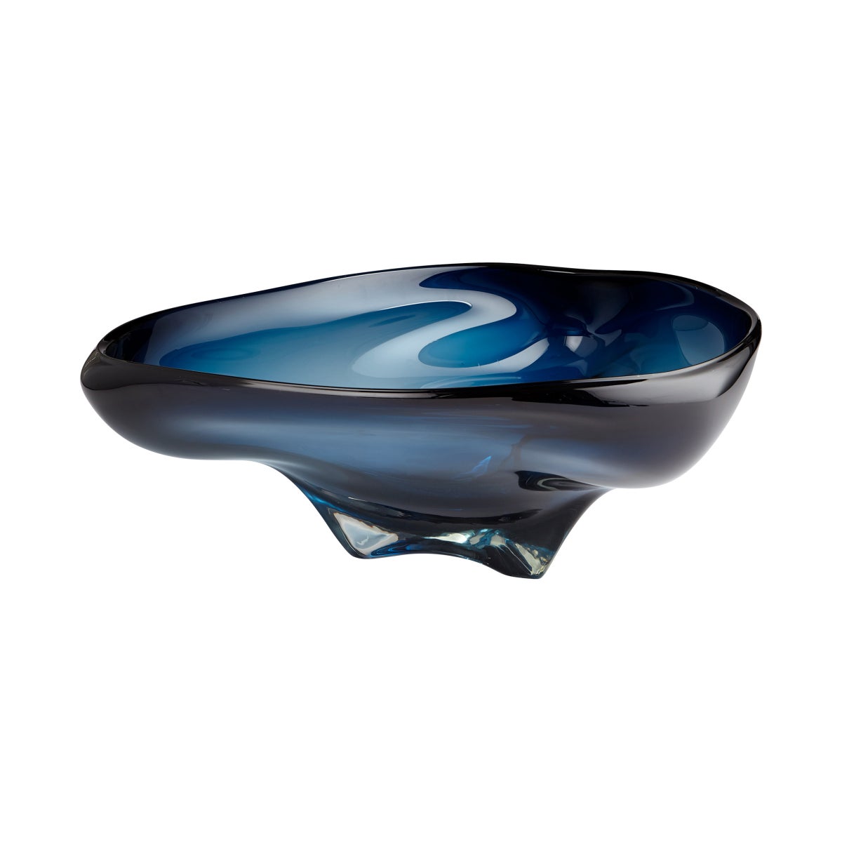 Alistair Bowl | Blue - Large-Cyan Design-CYAN-7814-Decorative ObjectsLarge-1-France and Son