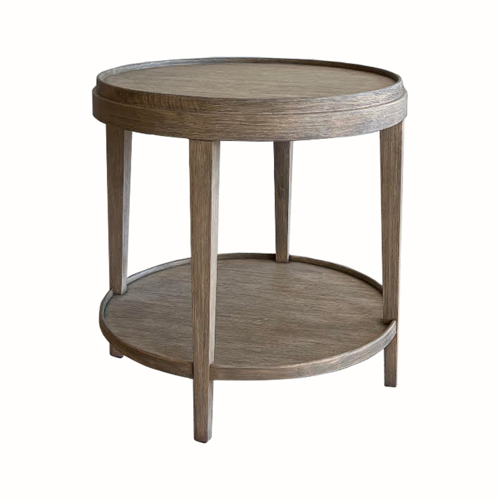 Liz Side Table - Large-Oliver Home-OliverH-0893-05-Side TablesGrey-7-France and Son