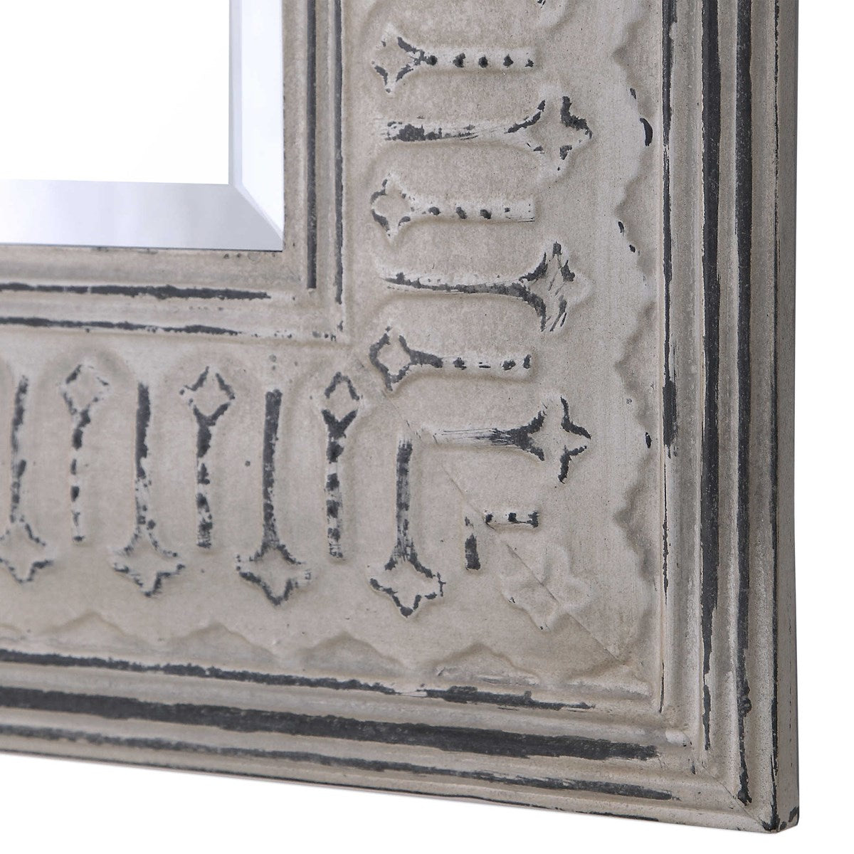 Argenton Aged Gray Rectangle Mirror-Uttermost-UTTM-09455-Mirrors-2-France and Son