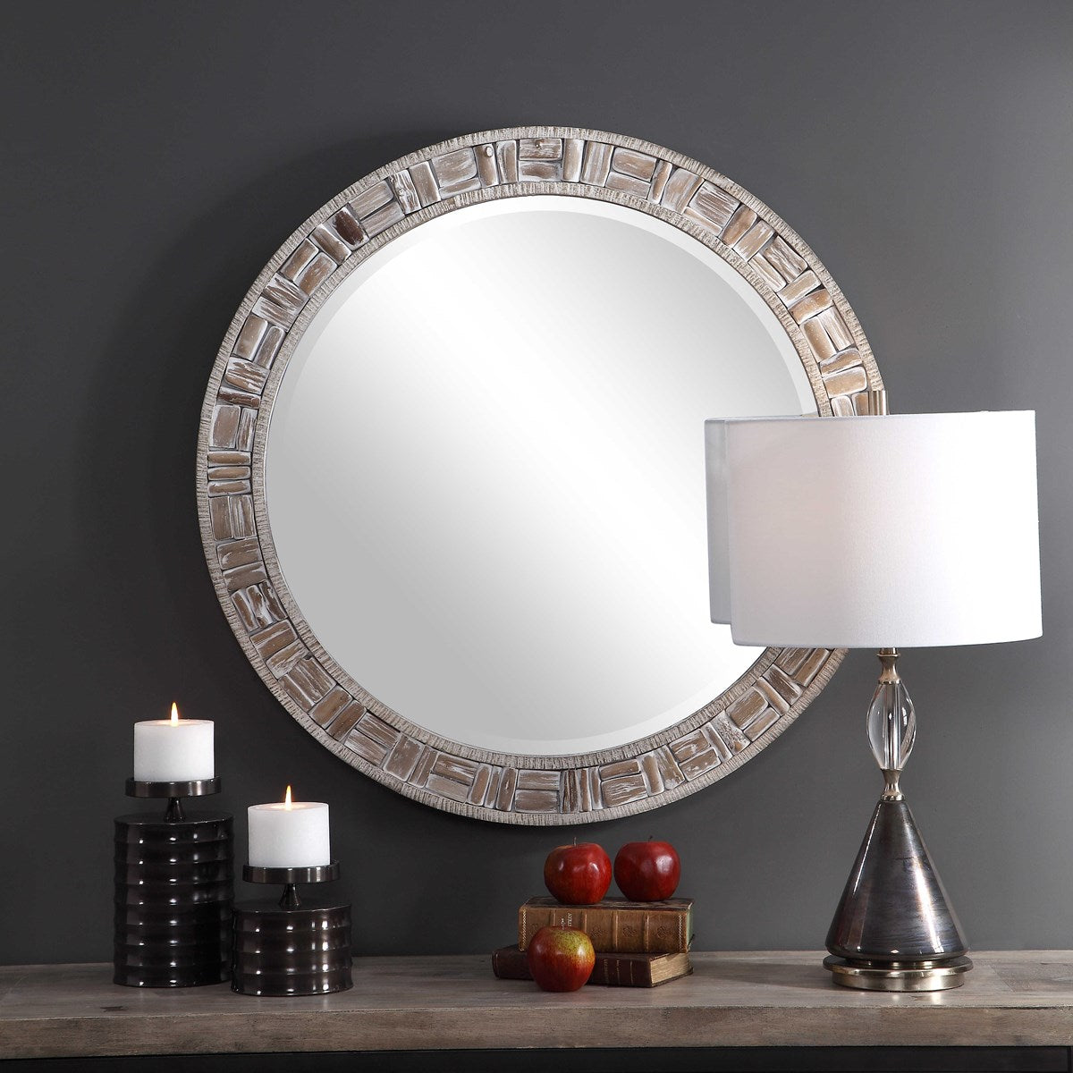 Uttermost Del Mar Round Mirror-Uttermost-UTTM-09576-Mirrors-1-France and Son