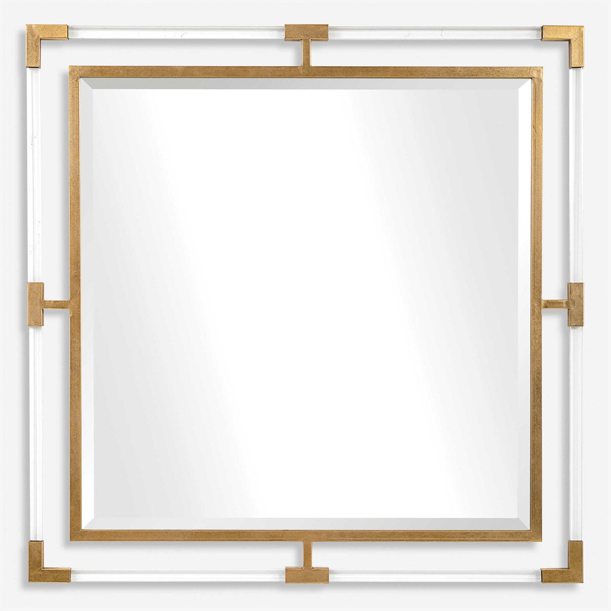 Balkan Golden Square Mirror-Uttermost-UTTM-09714-Mirrors-1-France and Son