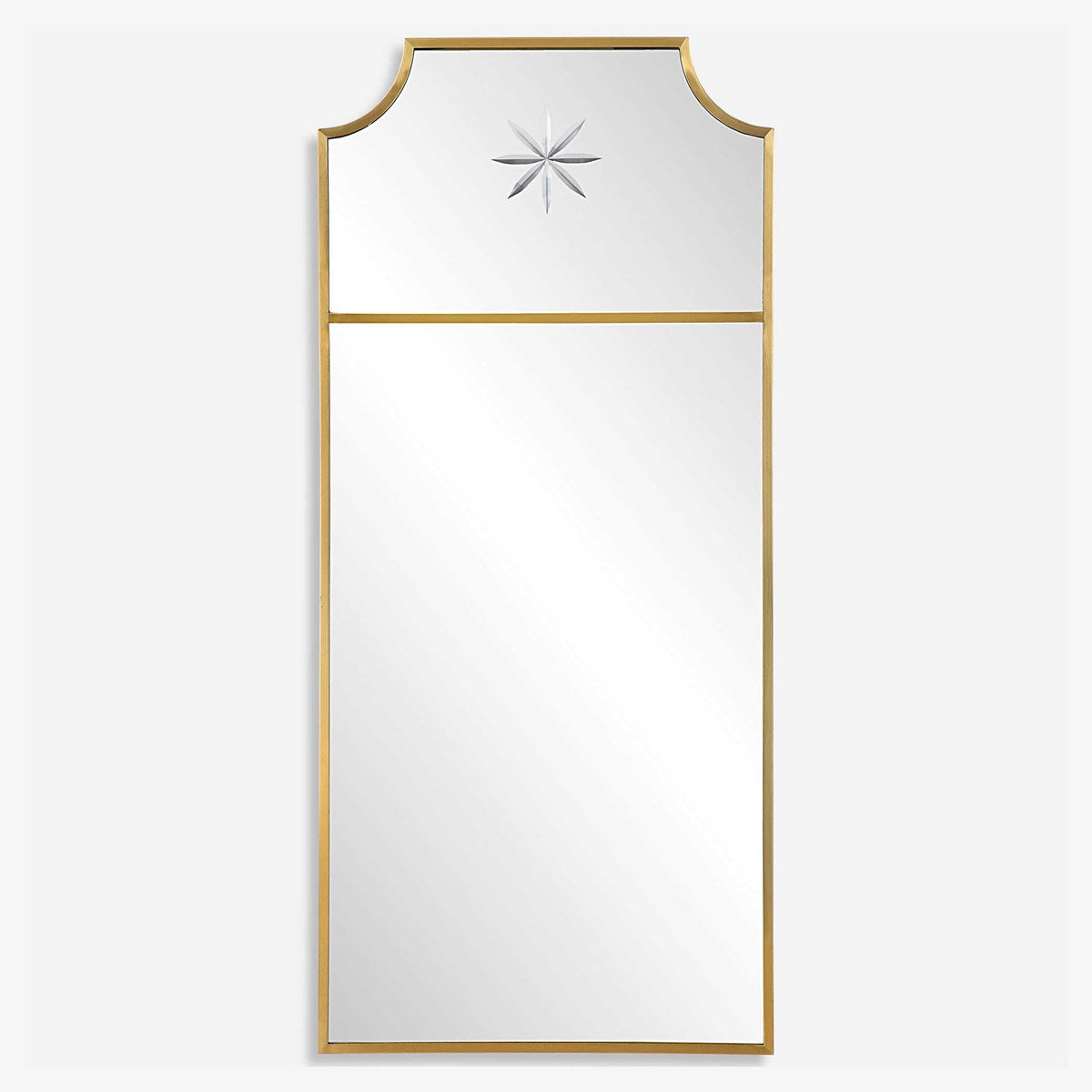 Caddington Tall Mirror - Brass-Uttermost-UTTM-09748-Mirrors-1-France and Son