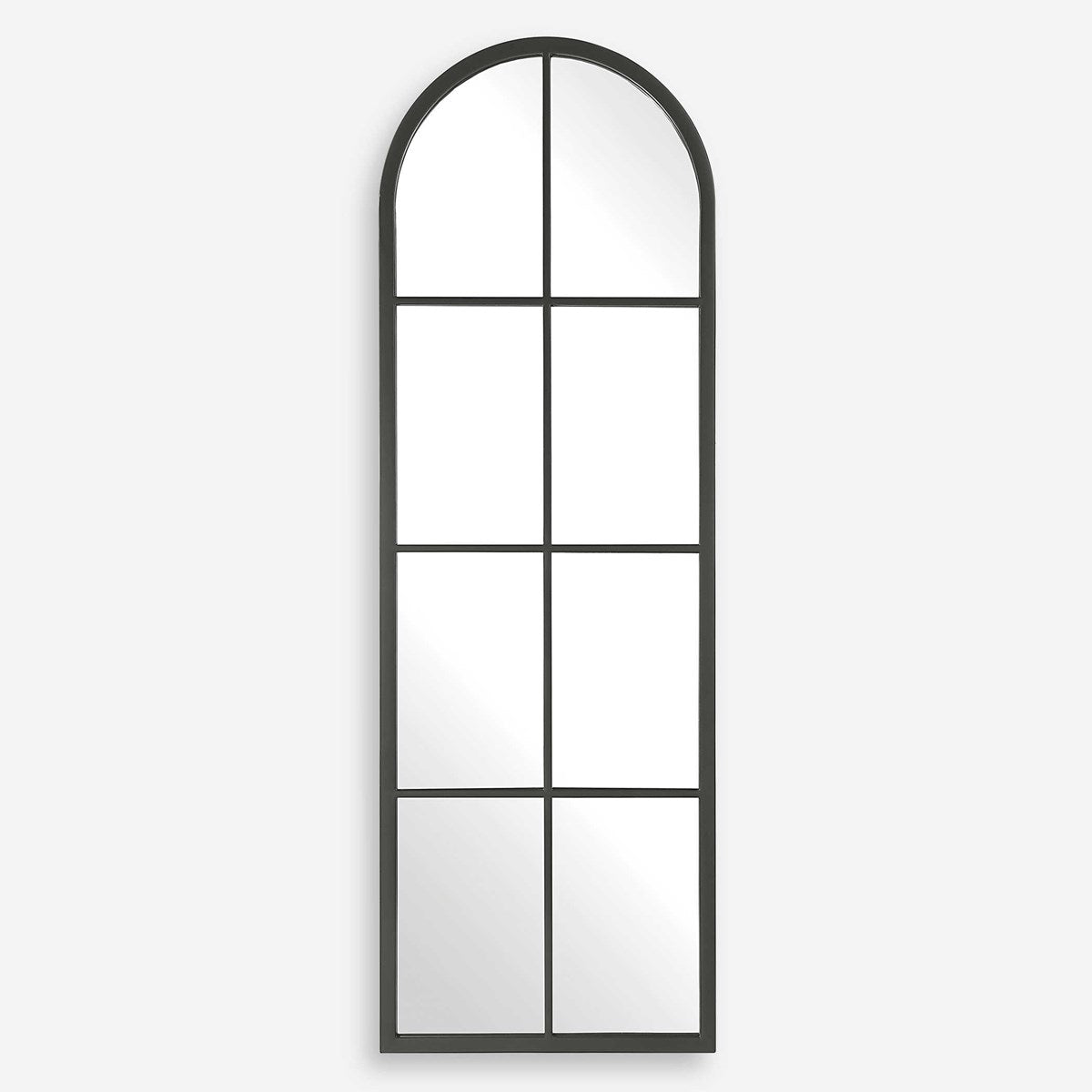 Amiel Arch Window Mirror - Black-Uttermost-UTTM-09772-Mirrors-2-France and Son