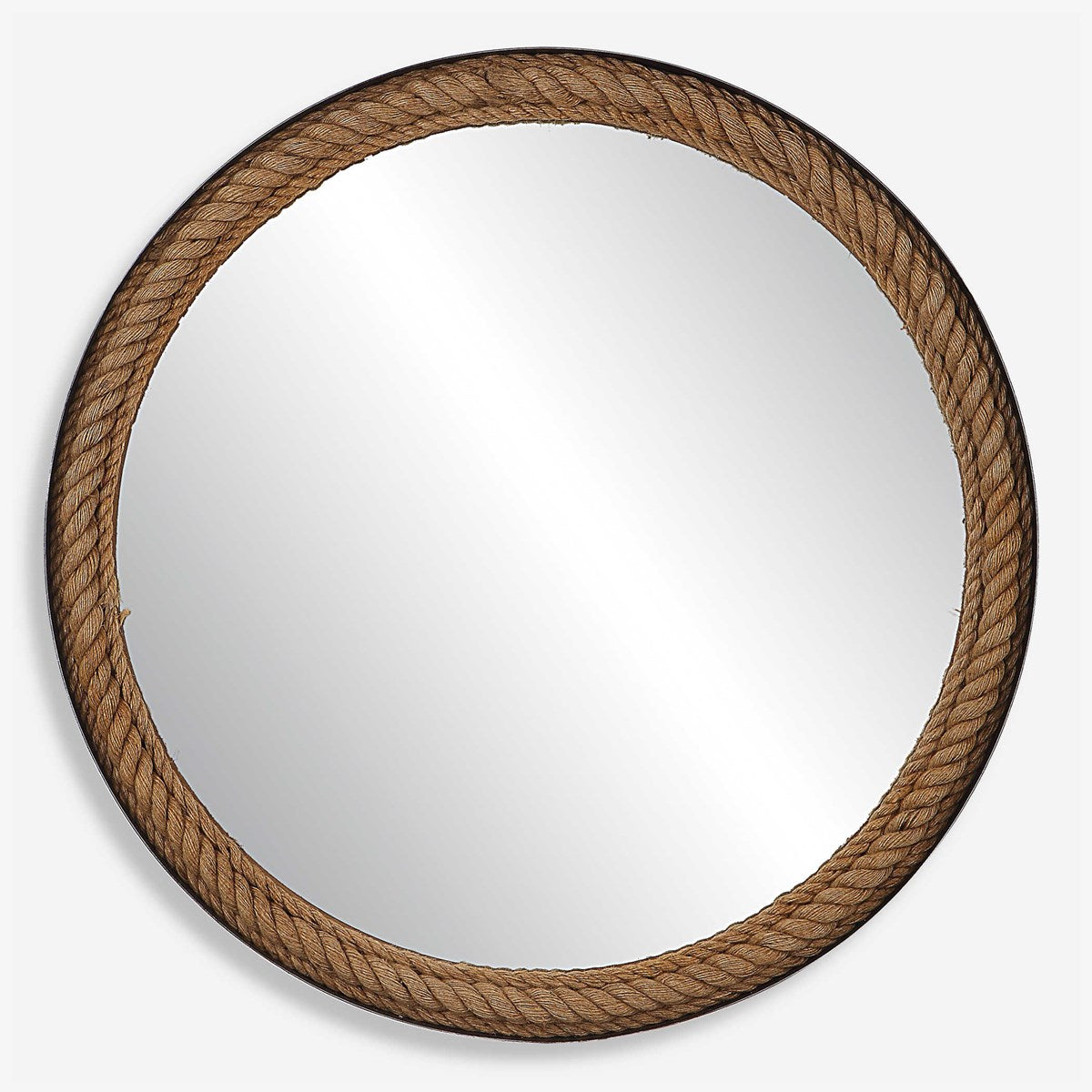 Bolton Round Rope Mirror-Uttermost-UTTM-09867-Mirrors-1-France and Son