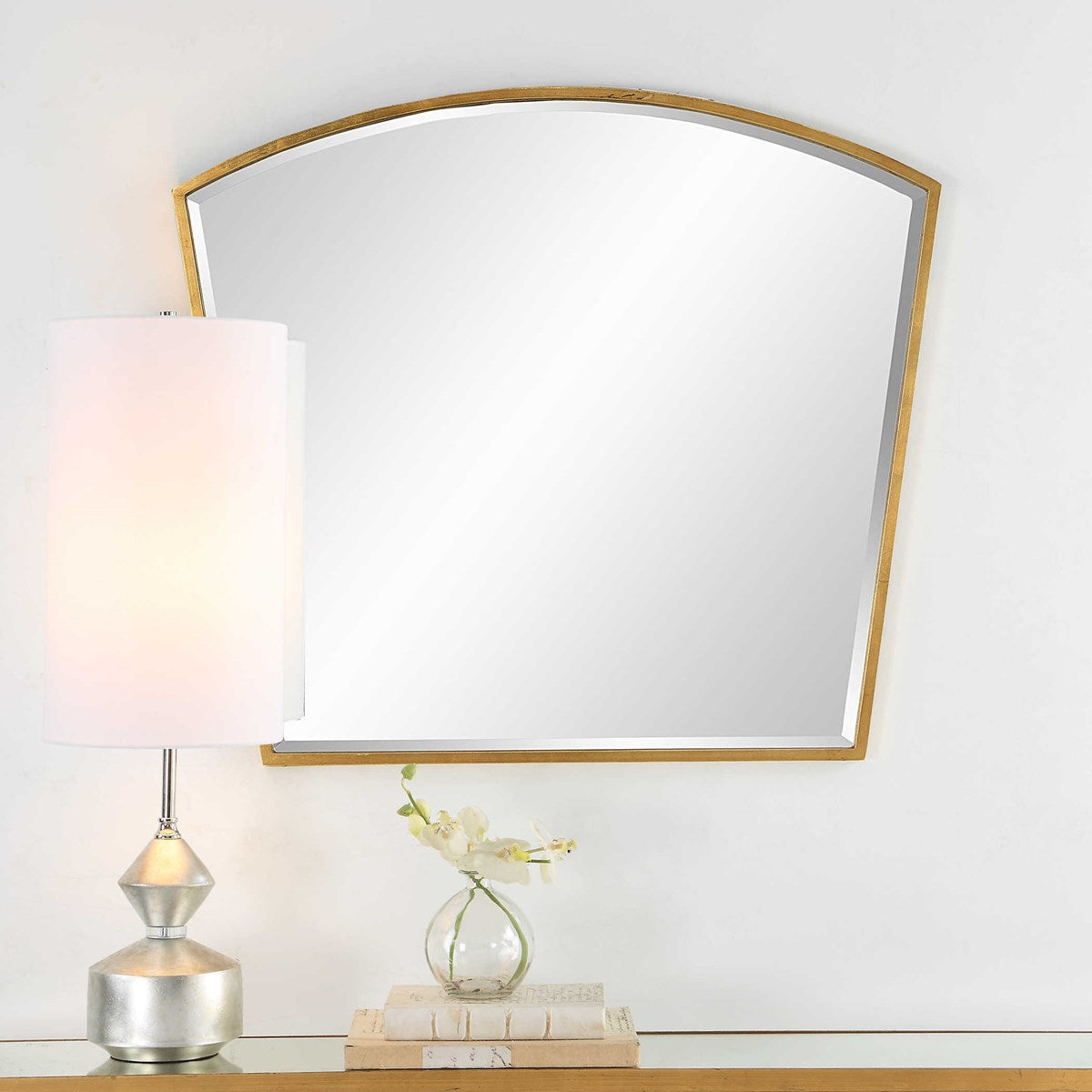 Boundary Arch Mirror - Gold-Uttermost-UTTM-09910-Mirrors-2-France and Son