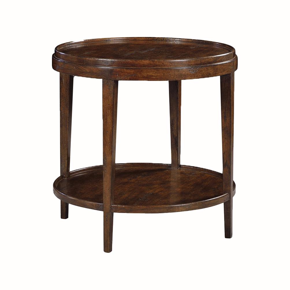 Liz Side Table-Oliver Home-OliverH-1028-20-Side TablesCountry Brown-Small-13-France and Son