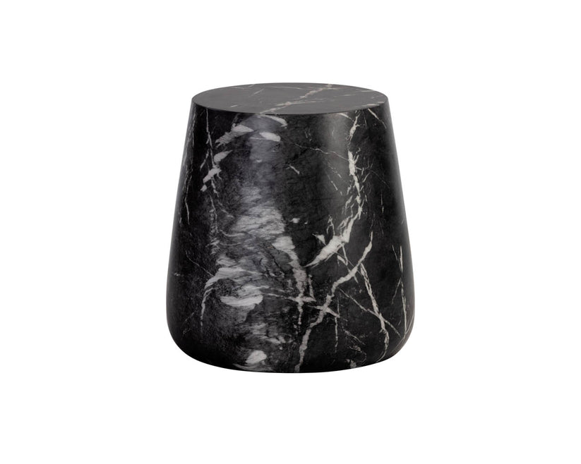 Aries Side Table - Marble Look-Sunpan-SUNPAN-106403-Side Tables-4-France and Son
