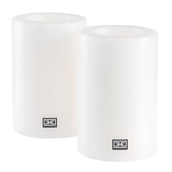 Artificial Candle ø 10 x H. 15 cm Set of 2-Eichholtz-EICHHOLTZ-115289-DecorBlack-4-France and Son