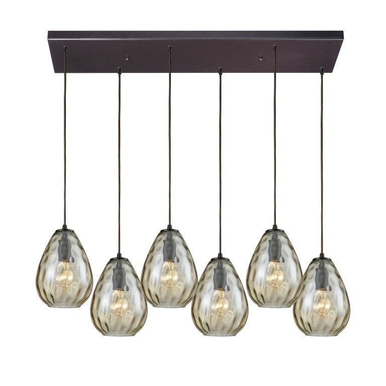 Lagoon 36'' Wide 3-Light Pendant-Elk Home-ELK-10780/6RC-Lighting Accessories6 Bulb-4-France and Son