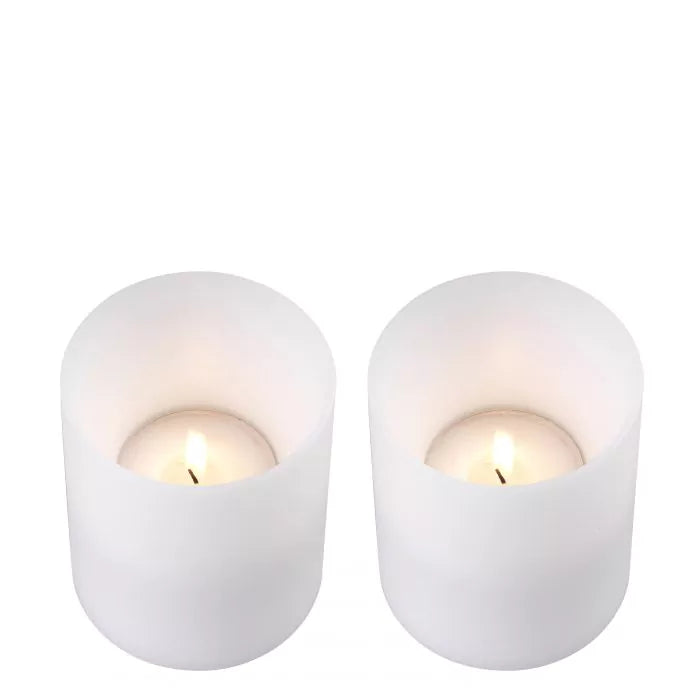 Artificial Candle Deep ø 10 x H. 12 cm Set of 2-Elk Home-EICHHOLTZ-110883-Decor-3-France and Son